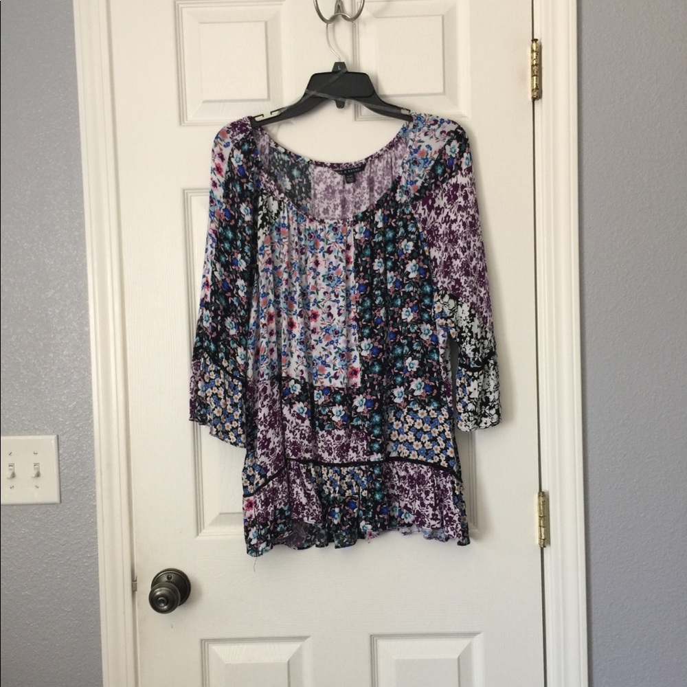 Floral Peasant blouse